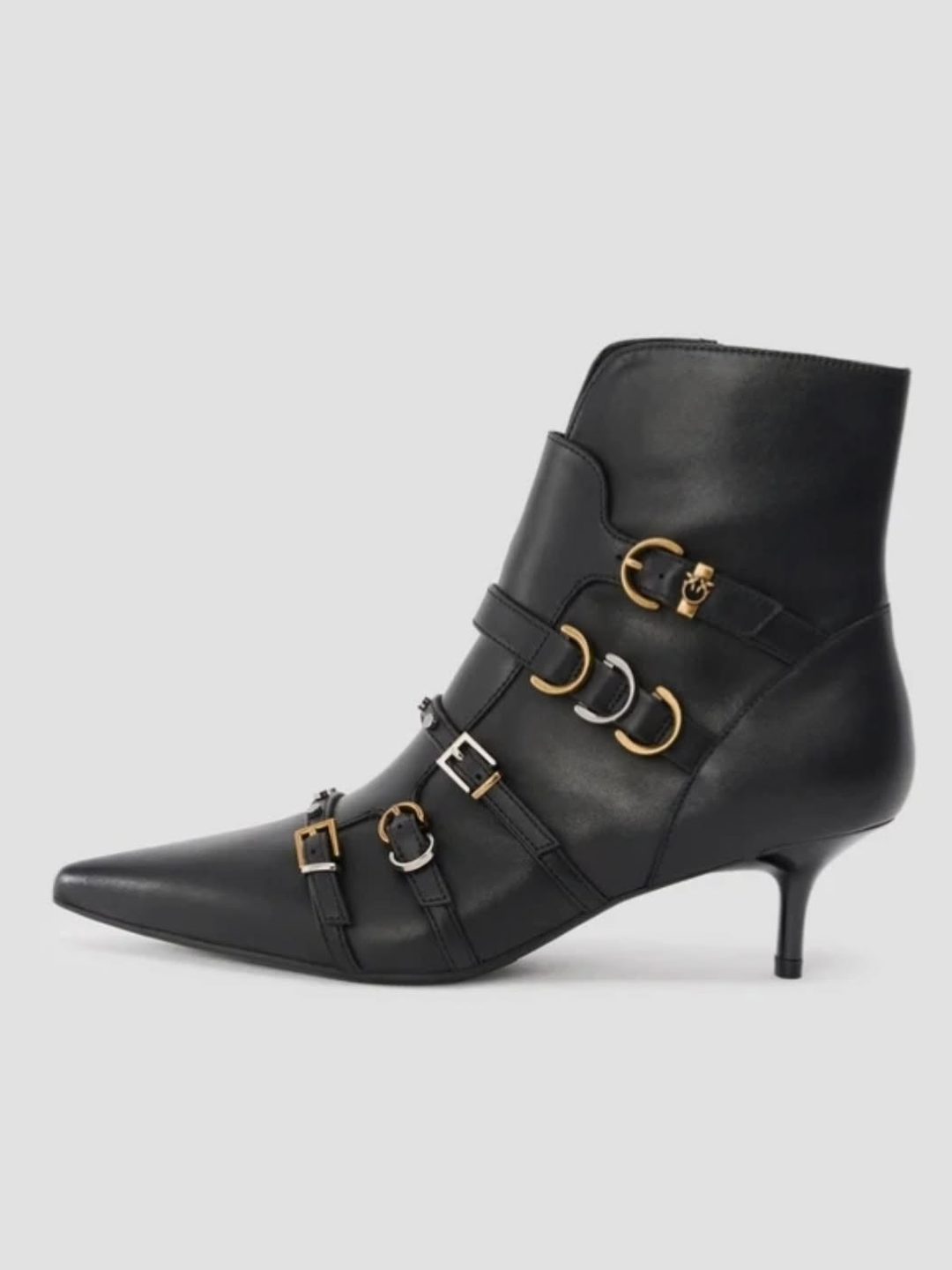 Pinko Gloria sharp boots, 6 cm heel