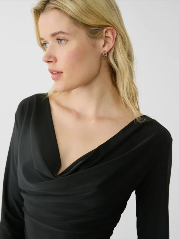 Stradivarius Jersey dress, black