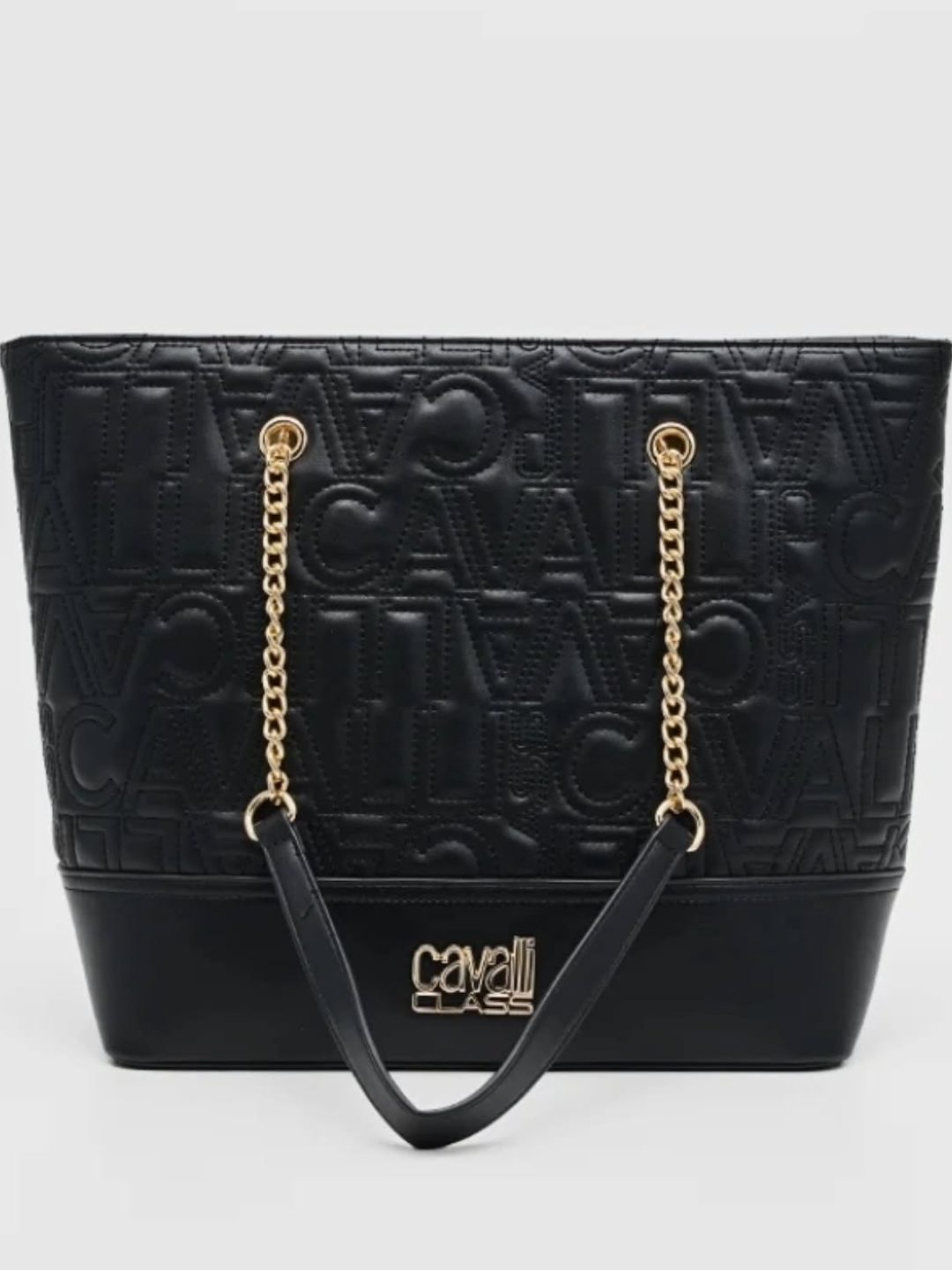 Cavalli Class Cabas, black / beige