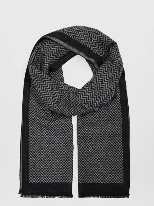 Bugatti Men's scarf, grey