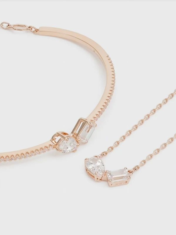 Swarovski Mesmera set, rose gold