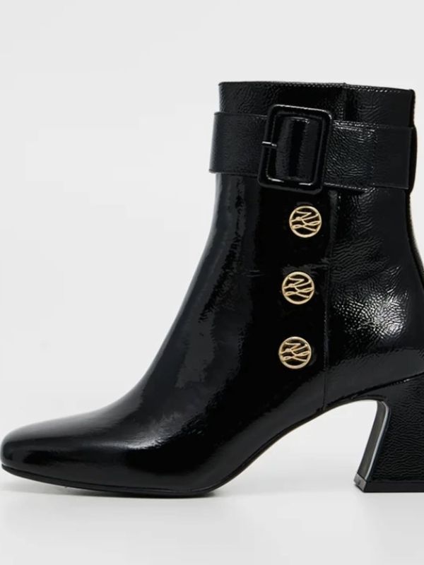 Karl Lagerfeld Black bottines, 6.5 cm heel